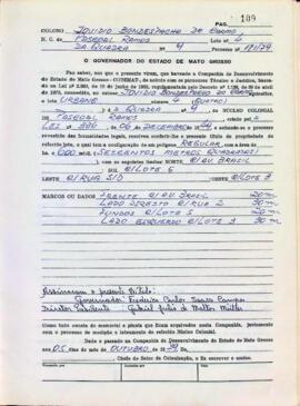 NÚMERO DO TÍTULO: SEM DADOS