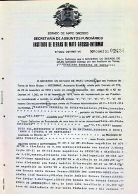 NÚMERO DO TÍTULO: 000531