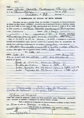 NÚMERO DO TÍTULO: 002206