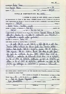 NÚMERO DO TÍTULO: 00941