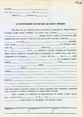 NÚMERO DO TÍTULO: SEM DADOS