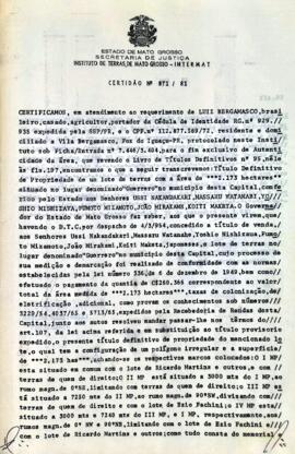 NÚMERO DA CERTIDÃO: 871.81