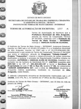 NÚMERO DO TERMO: 1557-A