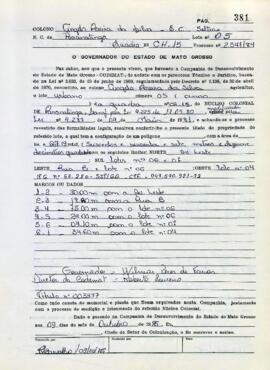 NÚMERO DO TÍTULO: 003377