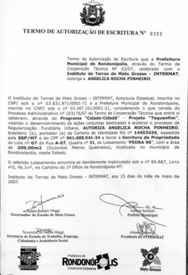 NÚMERO DO TERMO: 6333