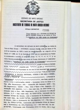 NÚMERO DO TÍTULO: 01993