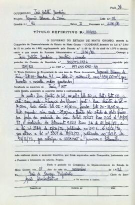 NÚMERO DO TÍTULO: 00492