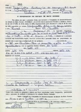 NÚMERO DO TÍTULO: 002367