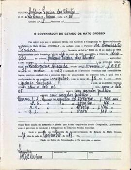 NÚMERO DO TÍTULO: SEM DADOS