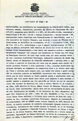 NÚMERO DA CERTIDÃO: 1002.80