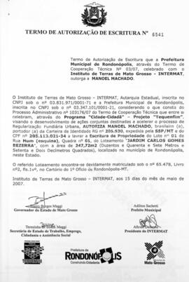 NÚMERO DO TERMO: 6541