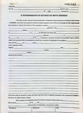 NÚMERO DO TÍTULO: SEM DADOS