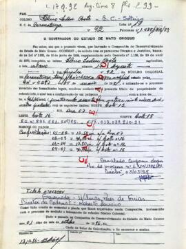 NÚMERO DO TÍTULO: 003594