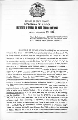 NÚMERO DO TÍTULO: 00535