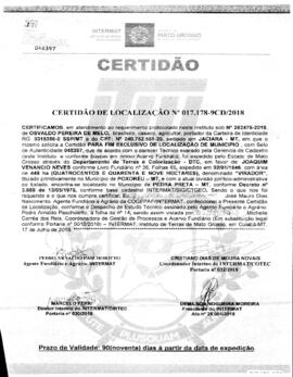 NÚMERO DA CERTIDÃO: 017.178-9CD.2018