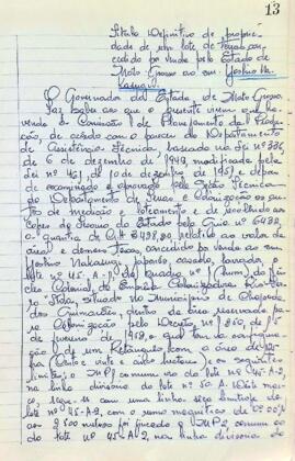 NÚMERO DO TÍTULO: SEM DADOS