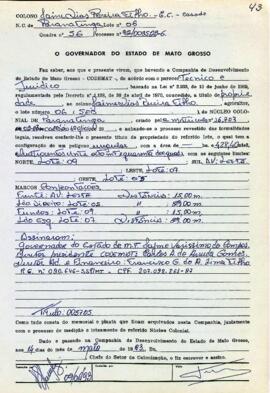 NÚMERO DO TÍTULO: 005705