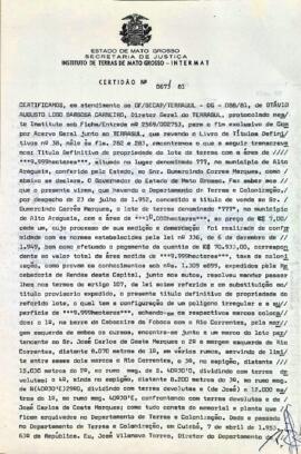 NÚMERO DA CERTIDÃO: 0673.81