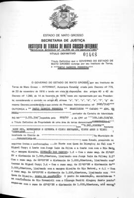 NÚMERO DO TÍTULO: 01468