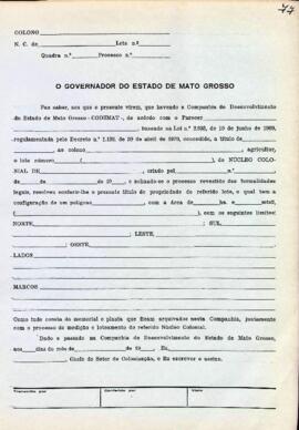 NÚMERO DO TÍTULO: SEM DADOS