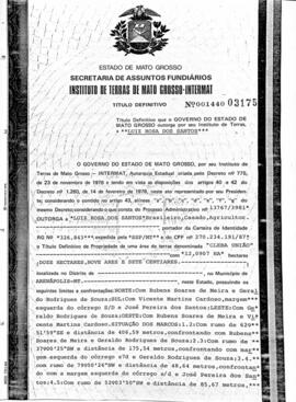 NÚMERO DO TÍTULO: 001440