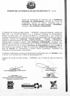 NÚMERO DO TERMO: 6703