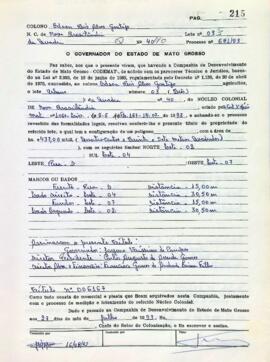 NÚMERO DO TÍTULO: 006167