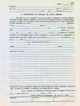 NÚMERO DO TÍTULO: SEM DADOS