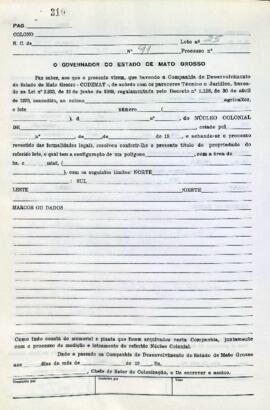 NÚMERO DO TÍTULO: SEM DADOS