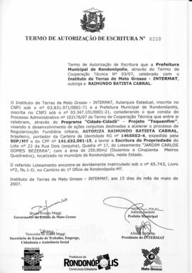 NÚMERO DO TERMO: 6220
