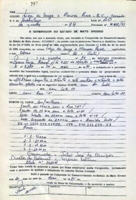 NÚMERO DO TÍTULO: 002098