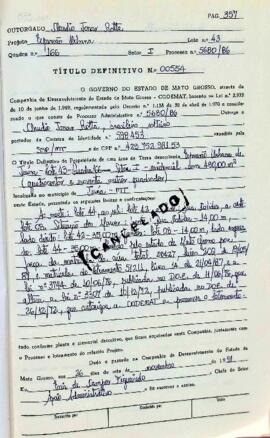 NÚMERO DO TÍTULO: 00554