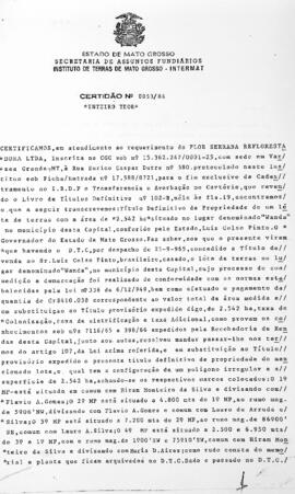 NÚMERO DA CERTIDÃO: 0053.86