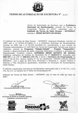 NÚMERO DO TERMO: 6187