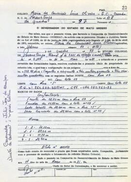 NÚMERO DO TÍTULO: 002054