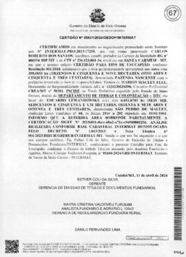 NÚMERO DA CERTIDÃO: 00641.2024