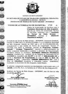 NÚMERO DO TERMO: 1708-A