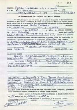 NÚMERO DO TÍTULO: 009993