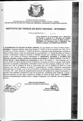 NÚMERO DO TÍTULO: 3430