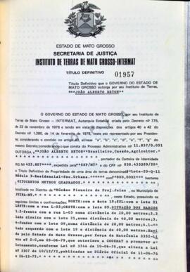 NÚMERO DO TÍTULO: 01957