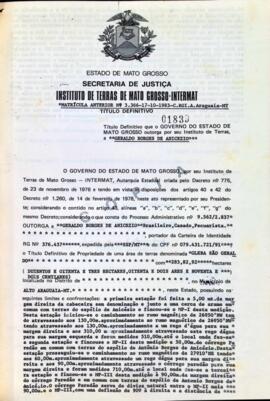 NÚMERO DO TÍTULO: 01839