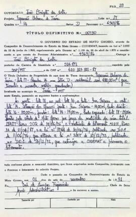 NÚMERO DO TÍTULO: 00730