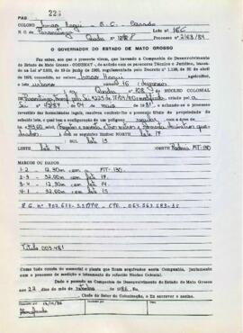 NÚMERO DO TÍTULO: 003481