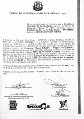 NÚMERO DO TERMO: 6683