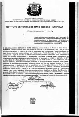 NÚMERO DO TÍTULO: 3408