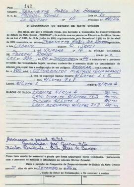 NÚMERO DO TÍTULO: SEM DADOS