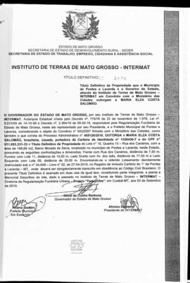 NÚMERO DO TÍTULO: 3426