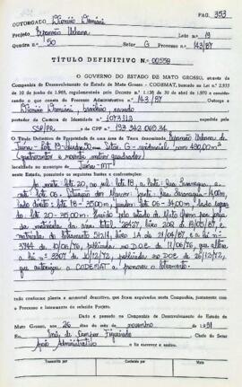 NÚMERO DO TÍTULO: 00558