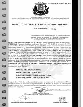 NÚMERO DO TÍTULO: 10441