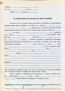 NÚMERO DO TÍTULO: SEM DADOS